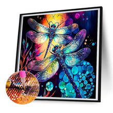 Load image into Gallery viewer, Diamond Painting - Full Round - dragonfly (30*30CM)
