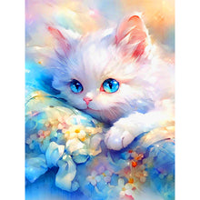 Load image into Gallery viewer, AB Diamond Painting - Full Square - bedridden cat (30*40CM)

