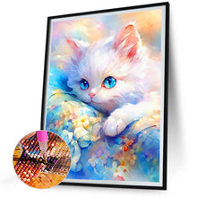 Load image into Gallery viewer, AB Diamond Painting - Full Square - bedridden cat (30*40CM)
