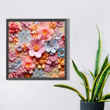 Load image into Gallery viewer, AB Diamond Painting - Full Square - Embossed florets (40*40CM)
