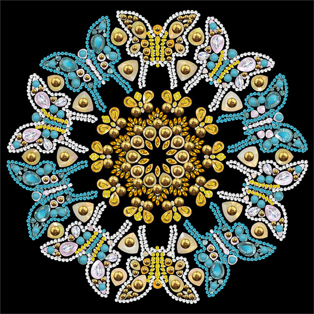 Diamond Painting - Partial Special Shaped - mandala (30*30CM)
