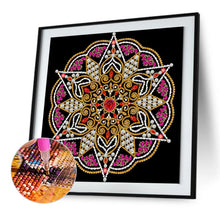 Load image into Gallery viewer, Diamond Painting - Partial Special Shaped - mandala (30*30CM)
