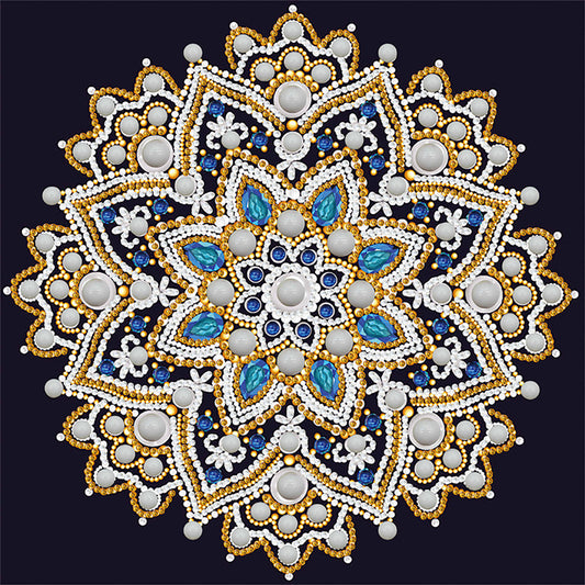 Diamond Painting - Partial Special Shaped - mandala (30*30CM)