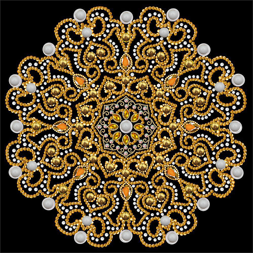 Diamond Painting - Partial Special Shaped - mandala (30*30CM)