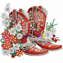 Load image into Gallery viewer, Diamond Painting - Partial Special Shaped - cowboy boots (30*30CM)
