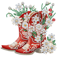 Load image into Gallery viewer, Diamond Painting - Partial Special Shaped - cowboy boots (30*30CM)
