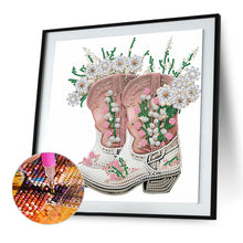 Load image into Gallery viewer, Diamond Painting - Partial Special Shaped - cowboy boots (30*30CM)
