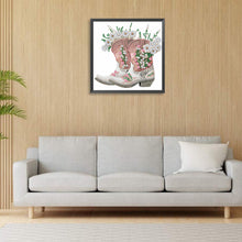 Load image into Gallery viewer, Diamond Painting - Partial Special Shaped - cowboy boots (30*30CM)
