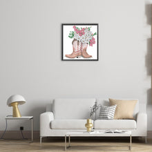 Load image into Gallery viewer, Diamond Painting - Partial Special Shaped - cowboy boots (30*30CM)
