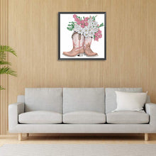 Load image into Gallery viewer, Diamond Painting - Partial Special Shaped - cowboy boots (30*30CM)
