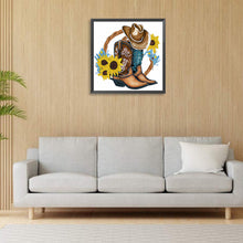 Load image into Gallery viewer, Diamond Painting - Partial Special Shaped - cowboy boots (30*30CM)
