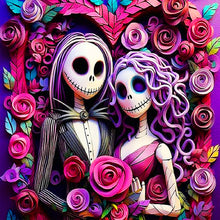 Load image into Gallery viewer, Diamond Painting - Full Round - The Nightmare Before Christmas Wedding Reception (40*40CM)

