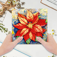 Load image into Gallery viewer, 8/12PCS Diamond Drawing Holiday Card 5D DIY Shaped Drill Greeting Thank You Card
