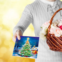 Load image into Gallery viewer, 8/12PCS Diamond Drawing Holiday Card 5D DIY Shaped Drill Greeting Thank You Card
