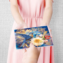Load image into Gallery viewer, 8/12PCS Diamond Drawing Holiday Card 5D DIY Shaped Drill Greeting Thank You Card
