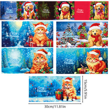 Load image into Gallery viewer, 8/12PCS Diamond Drawing Holiday Card 5D DIY Shaped Drill Greeting Thank You Card

