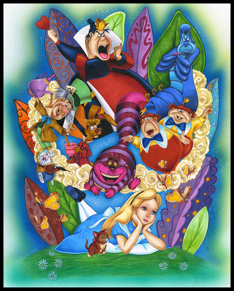 Diamond Painting - Full Round - Disney Alice in Wonderland Cheshire Cat (30*40CM)