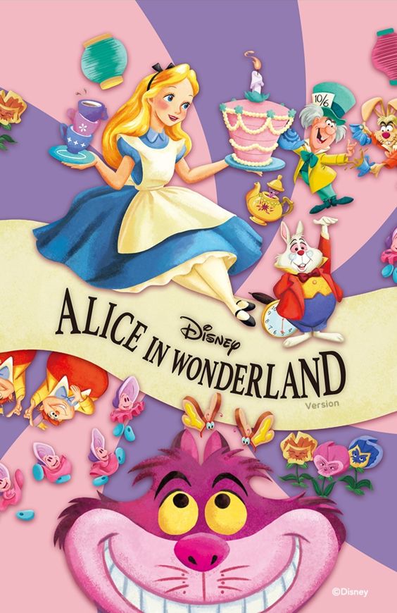 Diamond Painting - Full Round - Disney Alice in Wonderland (30*50CM)