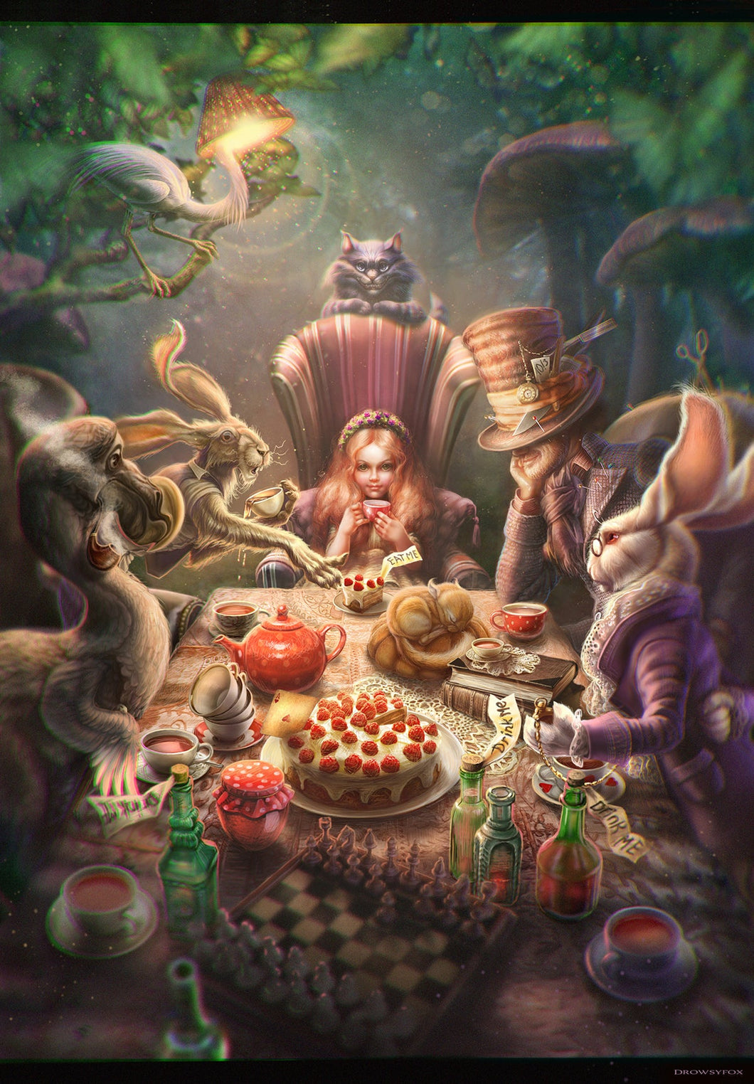 Diamond Painting - Full Round - Disney Alice in Wonderland (30*50CM)