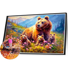 Load image into Gallery viewer, AB Diamond Painting - Full Square - Mother Bear and Baby Bear (40*30CM)

