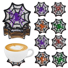 Load image into Gallery viewer, 10PCS Diamond Painting Coasters Kit with Holder DIY Animals Paw Diamonds Coaster

