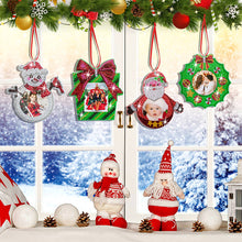 Load image into Gallery viewer, Christmas Photo Frame 4PCS Photo Frame Hanging Diamond Painting Xmas Photo Frame
