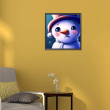 Load image into Gallery viewer, Diamond Painting - Full Round - snowman (30*30CM)
