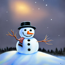 Load image into Gallery viewer, Diamond Painting - Full Round - snowman (30*30CM)
