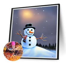 Load image into Gallery viewer, Diamond Painting - Full Round - snowman (30*30CM)
