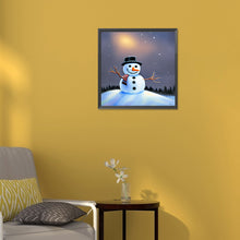 Load image into Gallery viewer, Diamond Painting - Full Round - snowman (30*30CM)

