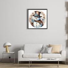 Load image into Gallery viewer, Diamond Painting - Full Round - winter snowman (30*30CM)
