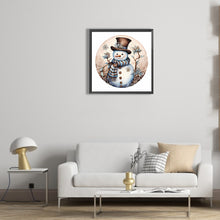 Load image into Gallery viewer, Diamond Painting - Full Round - winter snowman (30*30CM)
