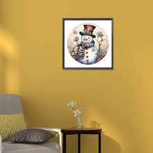 Load image into Gallery viewer, Diamond Painting - Full Round - winter snowman (30*30CM)
