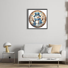Load image into Gallery viewer, Diamond Painting - Full Round - winter snowman (30*30CM)
