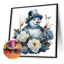 Load image into Gallery viewer, Diamond Painting - Full Round - winter snowman (30*30CM)
