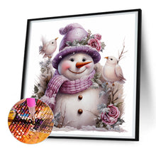Load image into Gallery viewer, Diamond Painting - Full Round - winter snowman (30*30CM)
