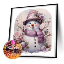 Load image into Gallery viewer, Diamond Painting - Full Round - winter snowman (30*30CM)
