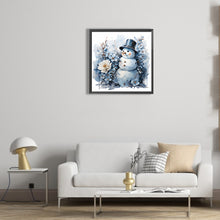 Load image into Gallery viewer, Diamond Painting - Full Round - winter snowman (30*30CM)
