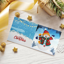 Load image into Gallery viewer, Christmas Diamond Greeting Thank You Card Shaped Drill (Christmas x 16 Set)
