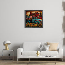 Load image into Gallery viewer, Diamond Painting - Full Round - sunflower blue car (40*40CM)

