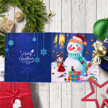 Load image into Gallery viewer, Christmas Diamond New Year Greeting Card Cute Elk 4PCS Xmas Tree (Cute Elk)
