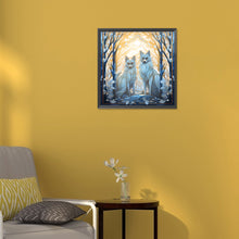 Load image into Gallery viewer, Diamond Painting - Full Round - christmas holiday atmosphere glass art (30*30CM)
