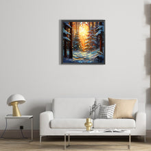Load image into Gallery viewer, Diamond Painting - Full Round - christmas holiday atmosphere glass art (30*30CM)
