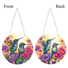 Load image into Gallery viewer, DIY Crystal Diamond Pendant Single-sided 5D Round for Home Garden (Hummingbird)
