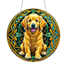 Load image into Gallery viewer, DIY Crystal Diamond Pendant Single-sided 5D Round for Home Garden (Dog)
