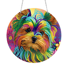Load image into Gallery viewer, DIY Crystal Diamond Pendant Single-sided 5D Round for Home Garden (Dog)

