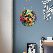 Load image into Gallery viewer, DIY Crystal Diamond Pendant Single-sided 5D Round for Home Garden (Dog)
