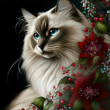 Load image into Gallery viewer, Diamond Painting - Full Round - Hua Hua and Kitten (30*30CM)
