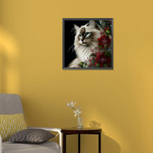 Load image into Gallery viewer, Diamond Painting - Full Round - Hua Hua and Kitten (30*30CM)
