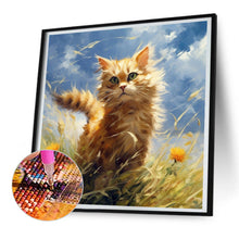 Load image into Gallery viewer, Diamond Painting - Full Round - Hua Hua and Kitten (30*30CM)

